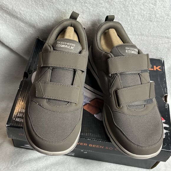 SKECHERS NIB MEN'S GO WALK 5 WISTFUL DUAL STRAP 11 Extra Wide 55515EWW SHOES - Picture 1 of 11